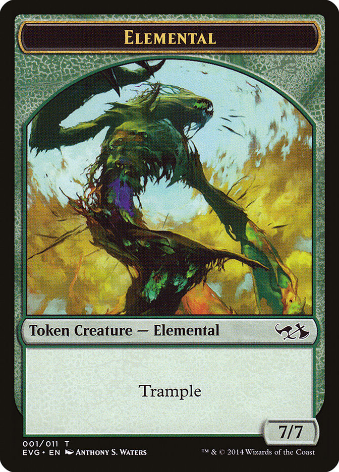 Elemental Token (Elves vs. Goblins) [Duel Decks Anthology Tokens] | Fandemonia Ltd