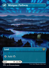 Hengegate Pathway // Mistgate Pathway (Borderless Alternate Art) [Kaldheim] | Fandemonia Ltd