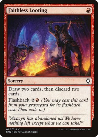 Faithless Looting [Commander Anthology Volume II] | Fandemonia Ltd