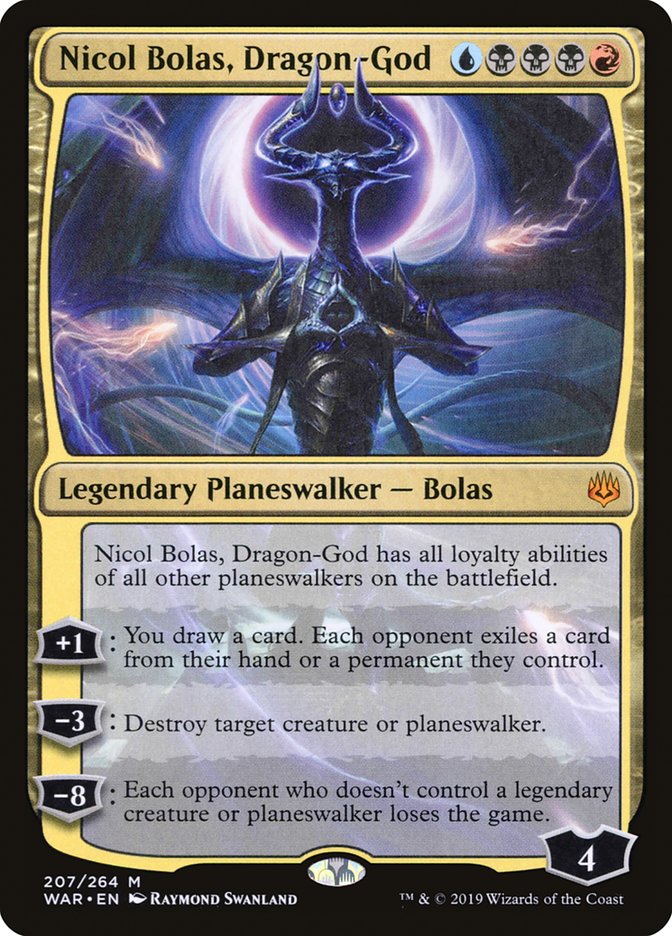 Nicol Bolas, Dragon-God [War of the Spark] | Fandemonia Ltd