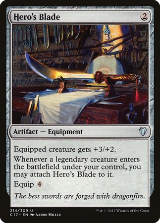 Hero's Blade [Commander 2017] | Fandemonia Ltd