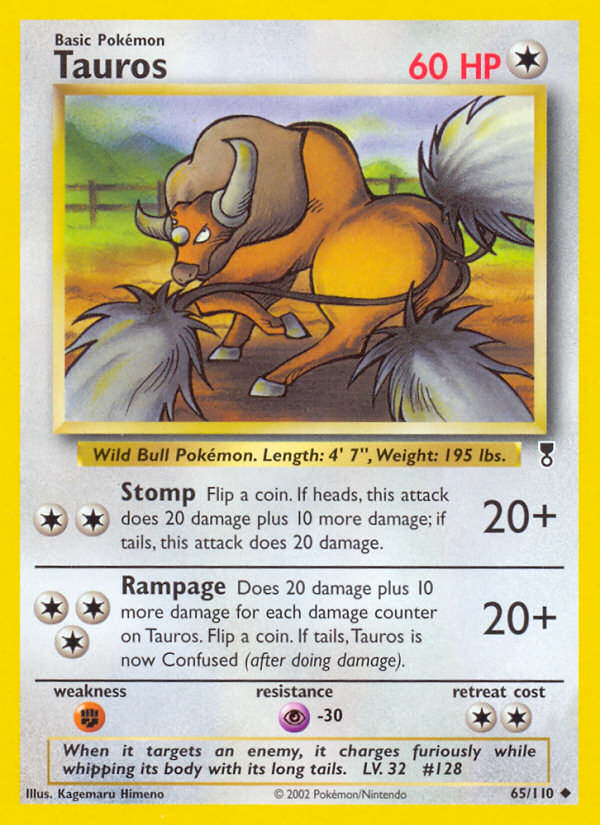 Tauros (65/110) [Legendary Collection] | Fandemonia Ltd