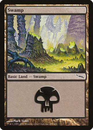 Swamp (295) [Mirrodin] | Fandemonia Ltd