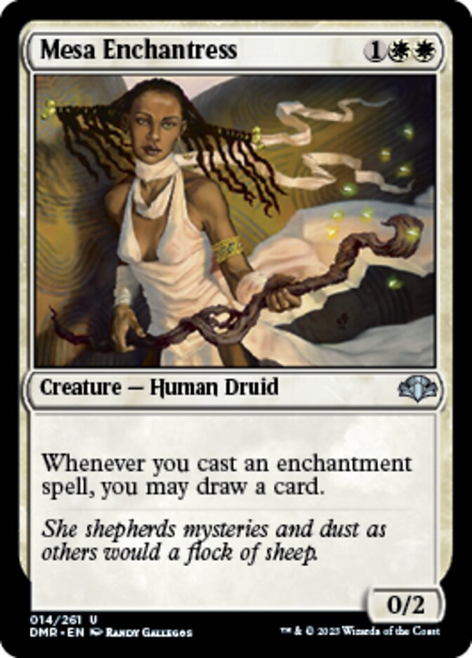 Mesa Enchantress [Dominaria Remastered] | Fandemonia Ltd