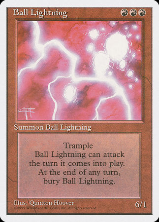 Ball Lightning [Fourth Edition] | Fandemonia Ltd