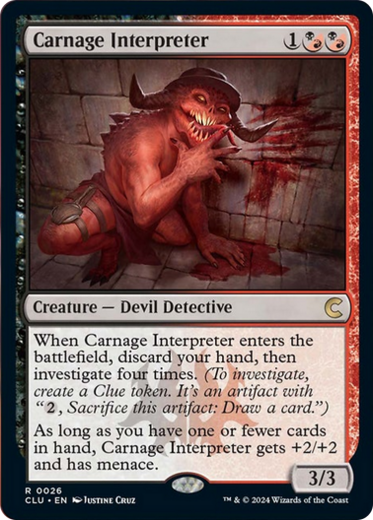 Carnage Interpreter [Ravnica: Clue Edition] | Fandemonia Ltd