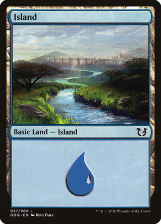 Island (37) [Duel Decks: Blessed vs. Cursed] | Fandemonia Ltd