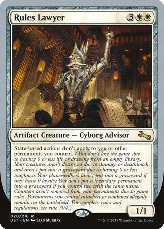 Rules Lawyer [Unstable] | Fandemonia Ltd