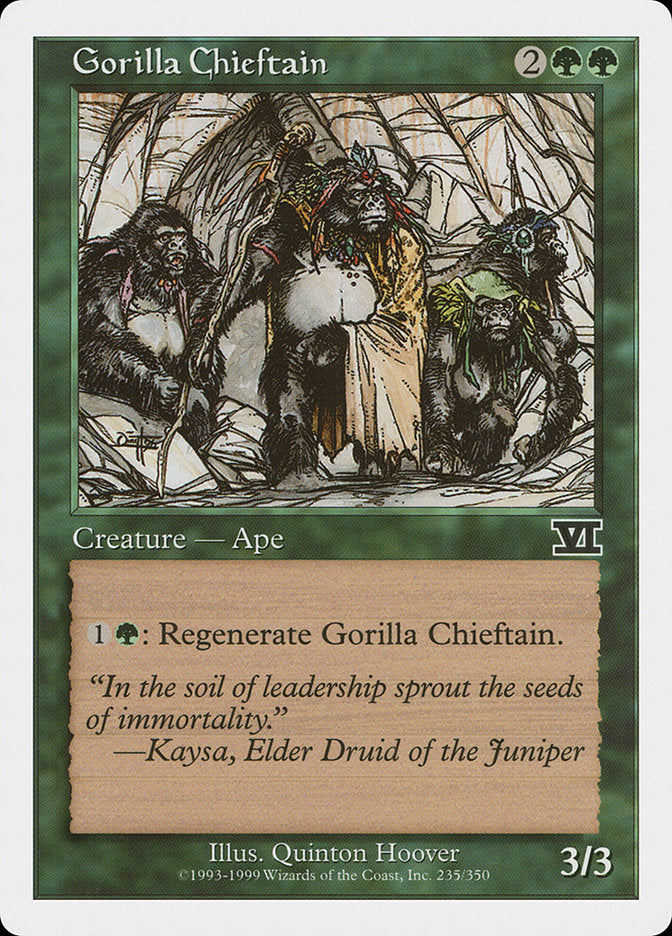 Gorilla Chieftain [Classic Sixth Edition] | Fandemonia Ltd