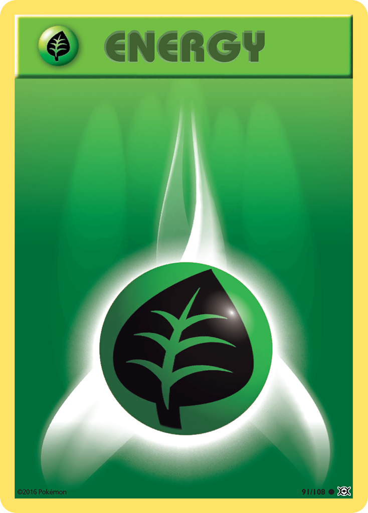 Grass Energy (91/108) [XY: Evolutions] | Fandemonia Ltd