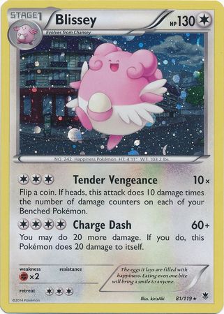 Blissey (81/119) (Cosmos Holo) [XY: Phantom Forces] | Fandemonia Ltd