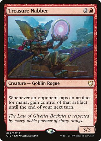 Treasure Nabber [Commander 2018] | Fandemonia Ltd