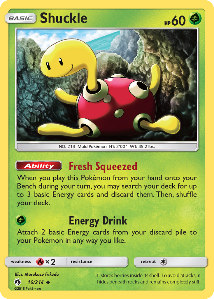 Shuckle (16/214) [Sun & Moon: Lost Thunder] | Fandemonia Ltd
