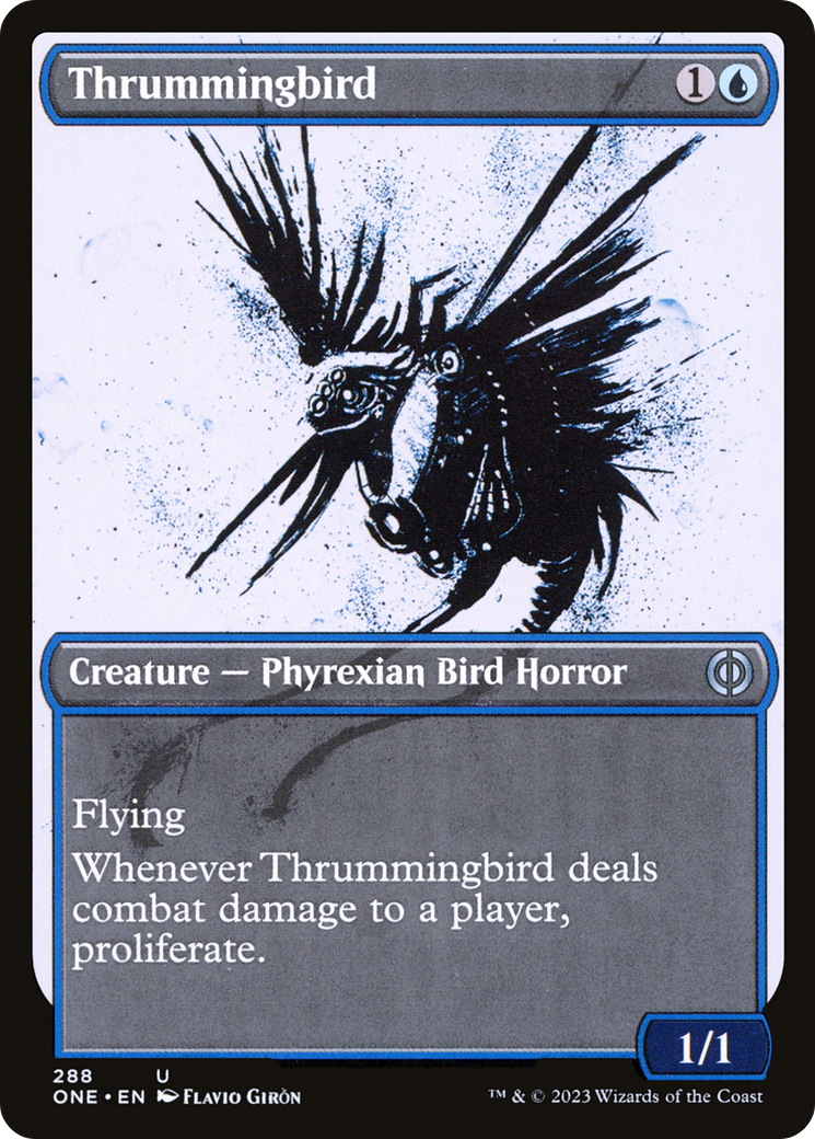 Thrummingbird (Showcase Ichor) [Phyrexia: All Will Be One] | Fandemonia Ltd