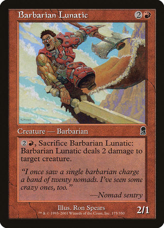 Barbarian Lunatic [Odyssey] | Fandemonia Ltd