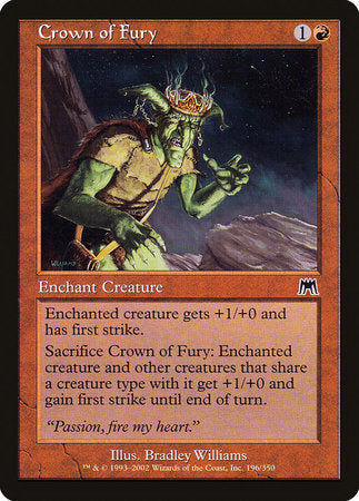 Crown of Fury [Onslaught] | Fandemonia Ltd