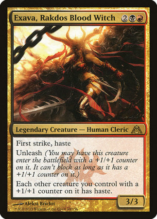 Exava, Rakdos Blood Witch [Dragon's Maze] | Fandemonia Ltd