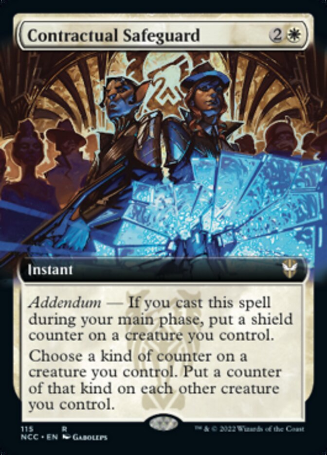 Contractual Safeguard (Extended Art) [Streets of New Capenna Commander] | Fandemonia Ltd