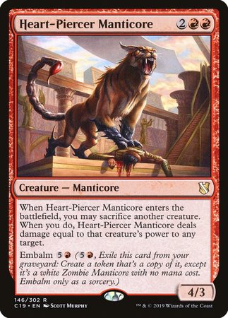 Heart-Piercer Manticore [Commander 2019] | Fandemonia Ltd