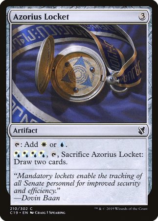 Azorius Locket [Commander 2019] | Fandemonia Ltd
