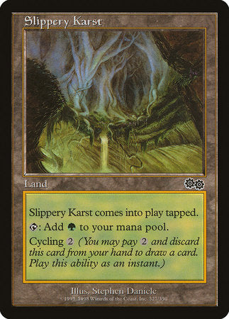 Slippery Karst [Urza's Saga] | Fandemonia Ltd
