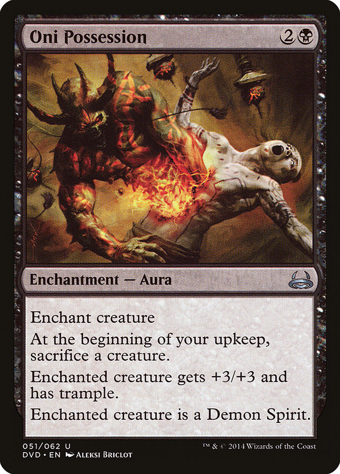 Oni Possession (Divine vs. Demonic) [Duel Decks Anthology] | Fandemonia Ltd
