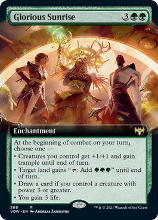 Glorious Sunrise (Extended) [Innistrad: Crimson Vow] | Fandemonia Ltd