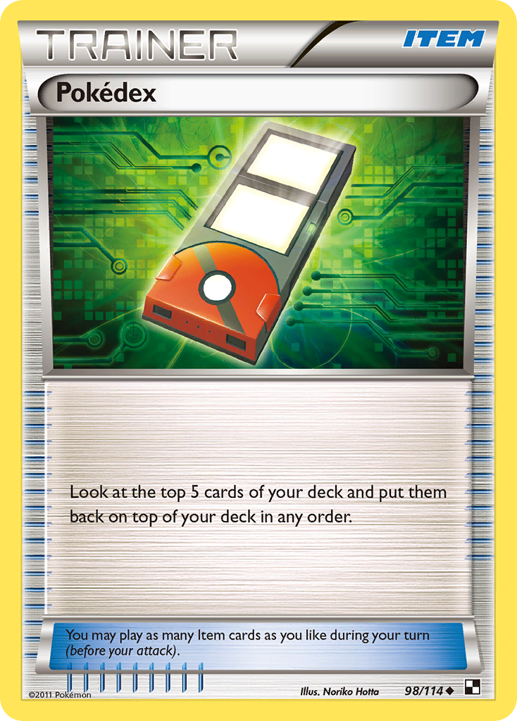 Pokedex (98/114) [Black & White: Base Set] | Fandemonia Ltd