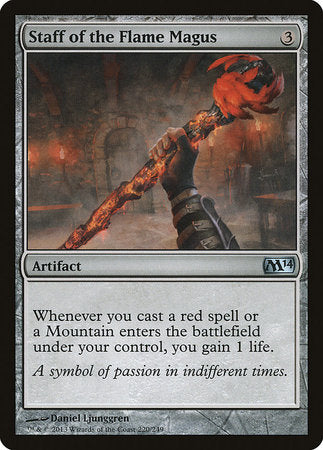 Staff of the Flame Magus [Magic 2014] | Fandemonia Ltd
