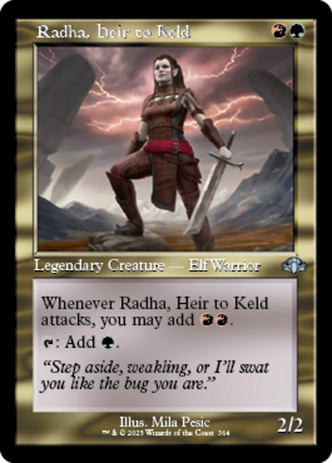 Radha, Heir to Keld (Retro) [Dominaria Remastered] | Fandemonia Ltd