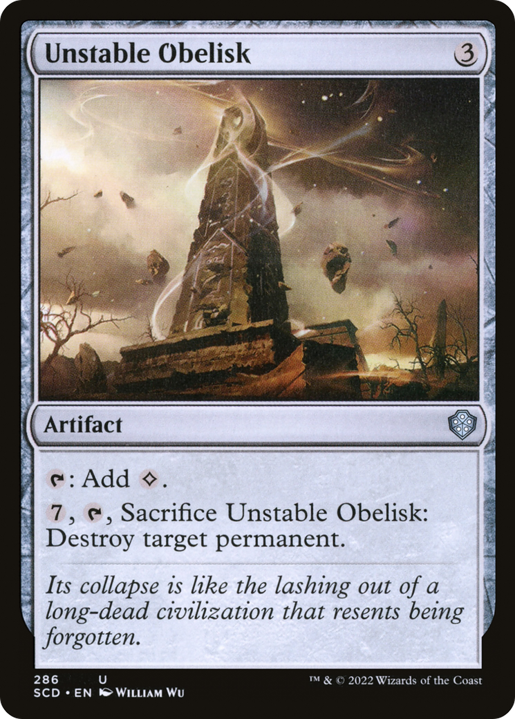 Unstable Obelisk [Starter Commander Decks] | Fandemonia Ltd