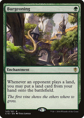 Burgeoning [Commander 2016] | Fandemonia Ltd