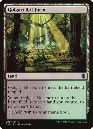 Golgari Rot Farm [Commander 2016] | Fandemonia Ltd