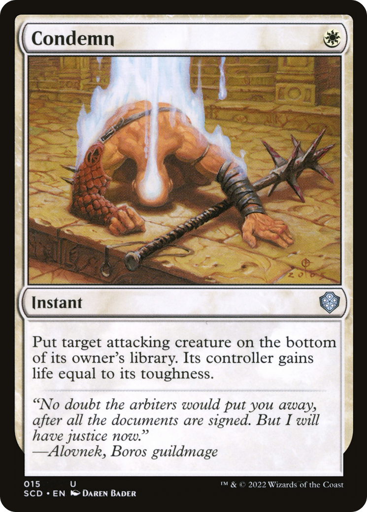 Condemn [Starter Commander Decks] | Fandemonia Ltd