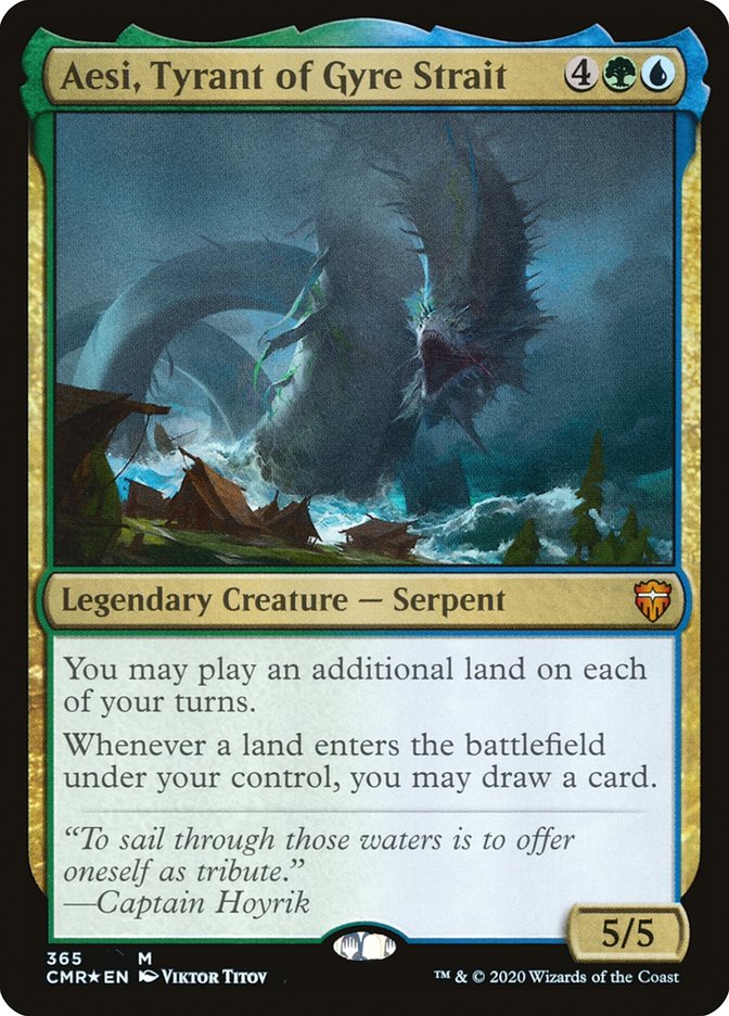 Aesi, Tyrant of Gyre Strait [Commander Legends Commander Deck] | Fandemonia Ltd