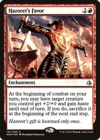 Hazoret's Favor [Amonkhet Promos] | Fandemonia Ltd