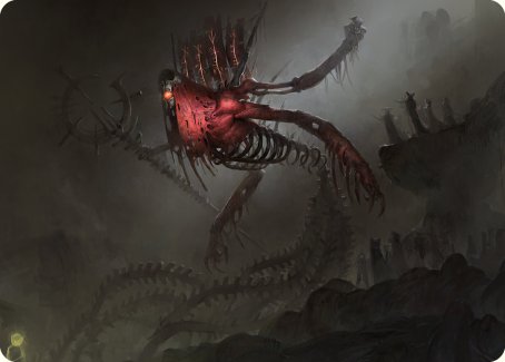 Drivnod, Carnage Dominus Art Card [Phyrexia: All Will Be One Art Series] | Fandemonia Ltd