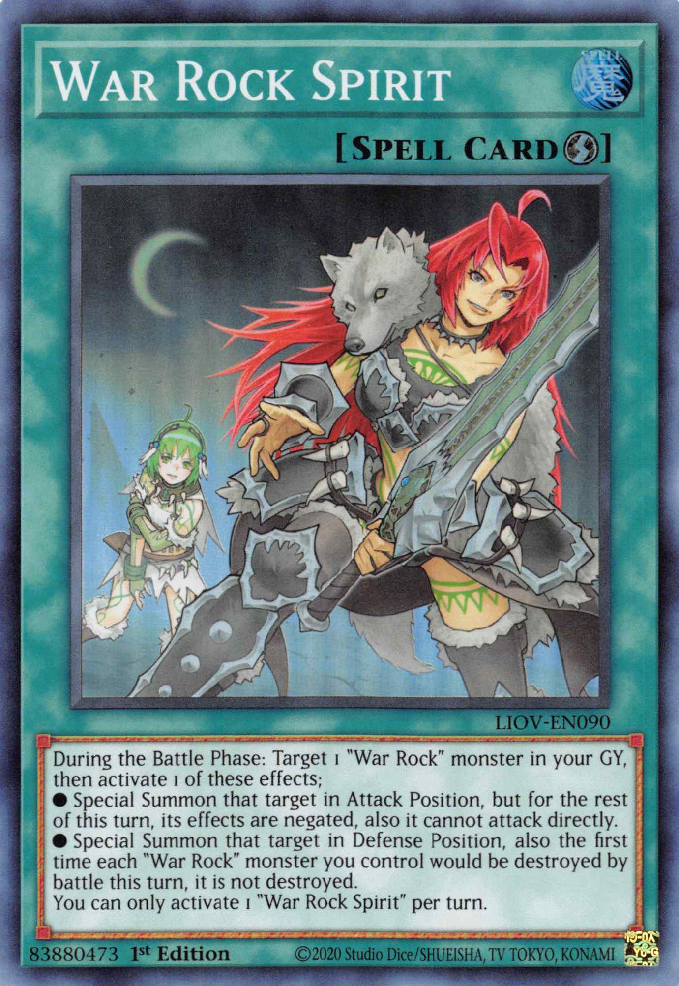 War Rock Spirit [LIOV-EN090] Super Rare | Fandemonia Ltd