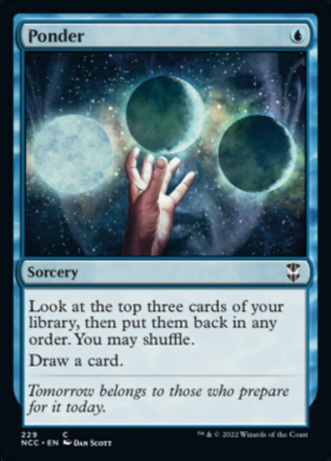 Ponder [Streets of New Capenna Commander] | Fandemonia Ltd