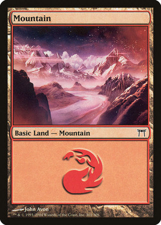Mountain (301) [Champions of Kamigawa] | Fandemonia Ltd