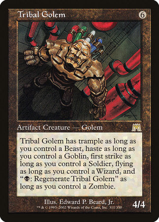 Tribal Golem [Onslaught] | Fandemonia Ltd
