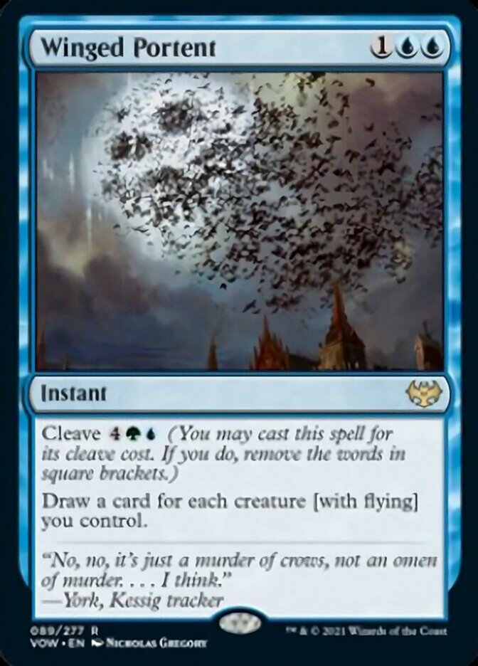 Winged Portent [Innistrad: Crimson Vow] | Fandemonia Ltd