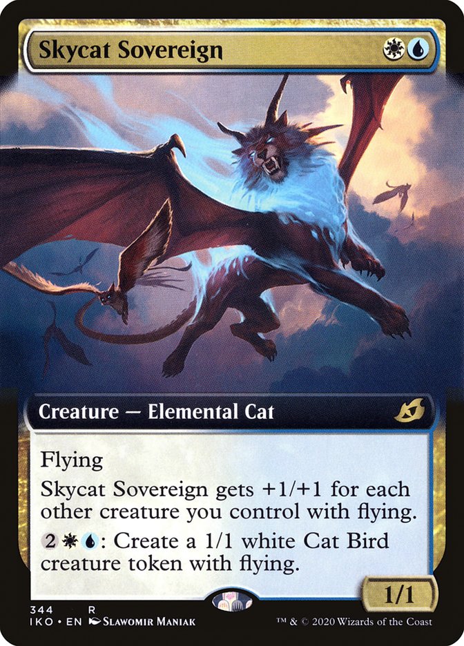 Skycat Sovereign (Extended Art) [Ikoria: Lair of Behemoths] | Fandemonia Ltd