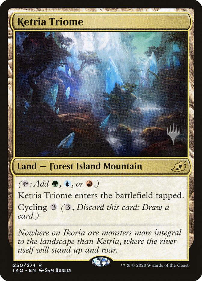 Ketria Triome (Promo Pack) [Ikoria: Lair of Behemoths Promos] | Fandemonia Ltd