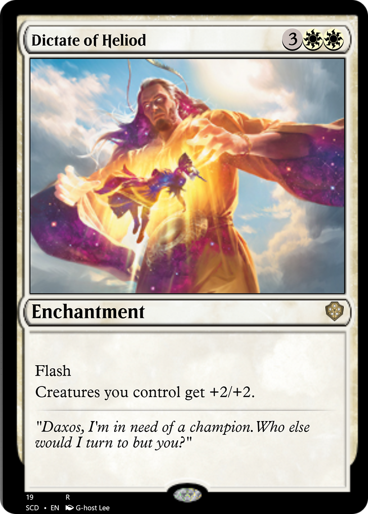 Dictate of Heliod [Starter Commander Decks] | Fandemonia Ltd