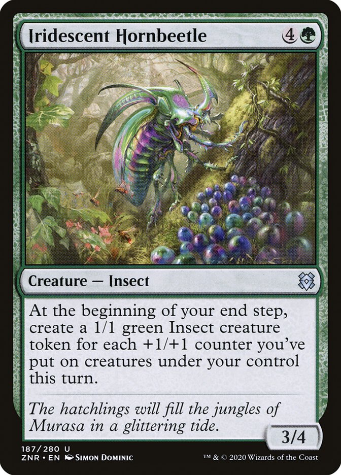 Iridescent Hornbeetle [Zendikar Rising] | Fandemonia Ltd