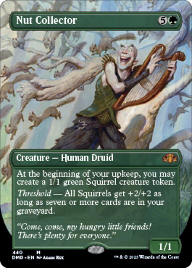 Nut Collector (Borderless Alternate Art) [Dominaria Remastered] | Fandemonia Ltd