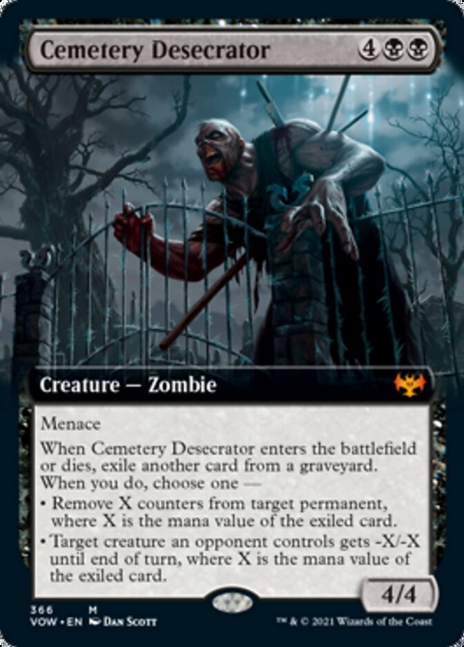 Cemetery Desecrator (Extended) [Innistrad: Crimson Vow] | Fandemonia Ltd