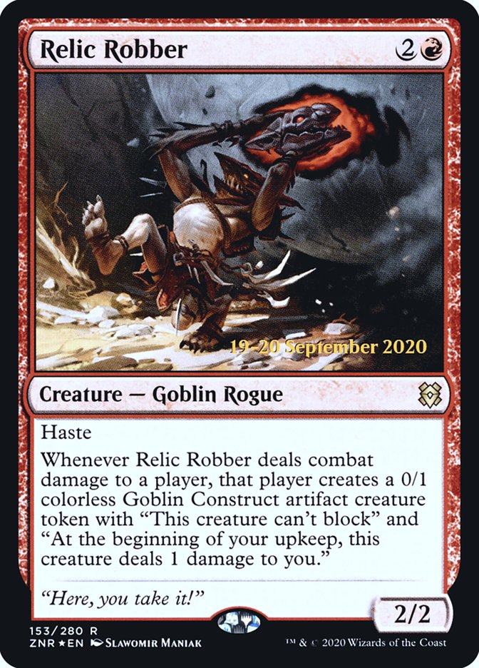 Relic Robber  [Zendikar Rising Prerelease Promos] | Fandemonia Ltd