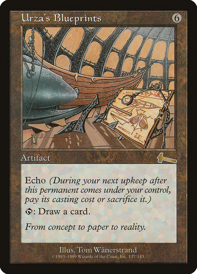 Urza's Blueprints [Urza's Legacy] | Fandemonia Ltd